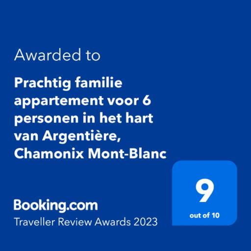 Prachtig Familie Appartement Voor 6 Personen In Het Hart Van Argentiere, Chamonix Mont-Blanc Экстерьер фото